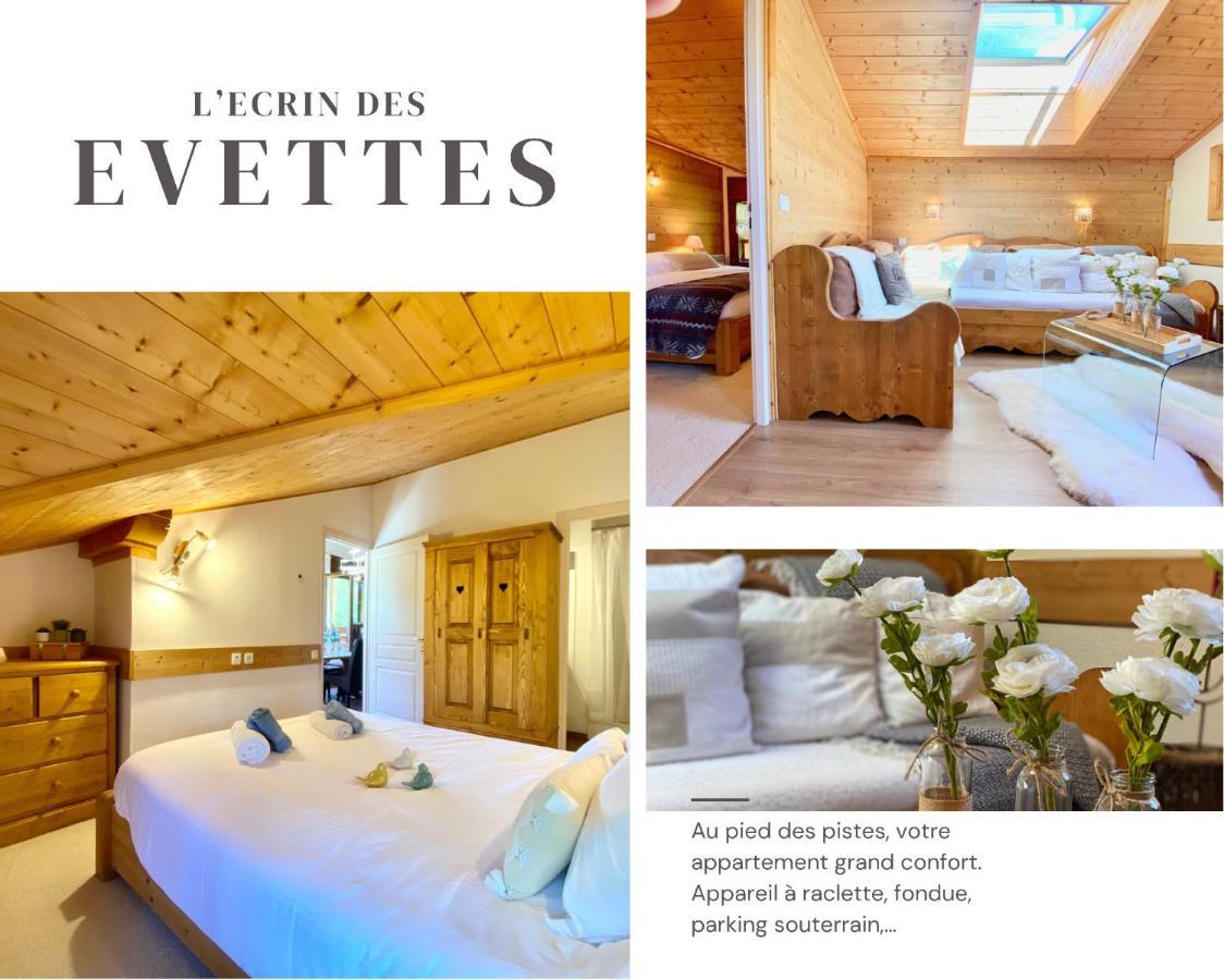 Apartamento Appt 3CH, au pied des pistes à la déco soignée Flumet Exterior foto