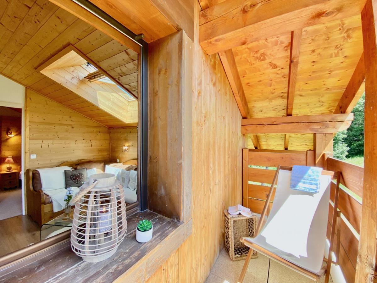 Apartamento Appt 3CH, au pied des pistes à la déco soignée Flumet Exterior foto