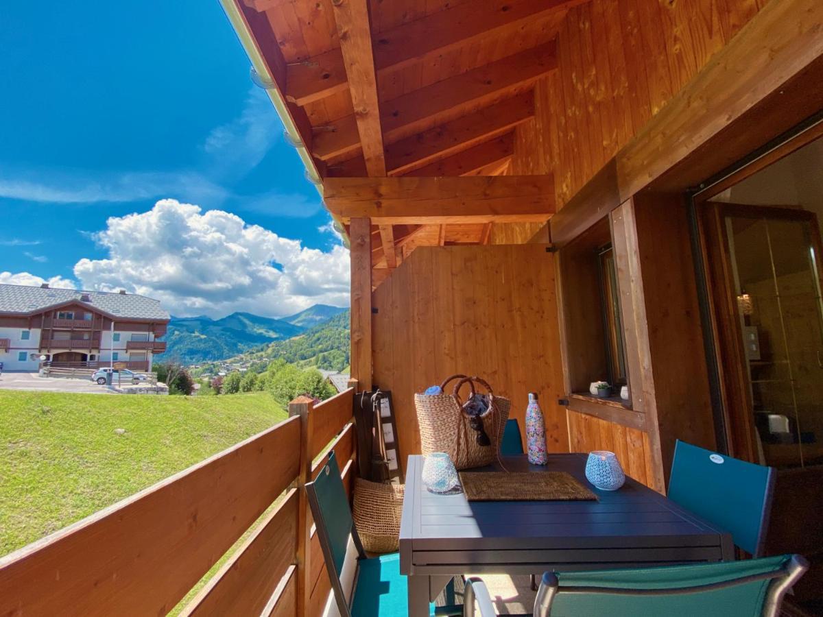 Apartamento Appt 3CH, au pied des pistes à la déco soignée Flumet Exterior foto